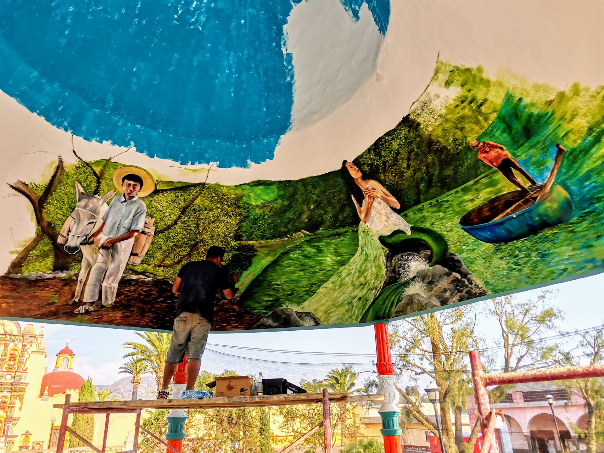 Cargar video: Realización de mural